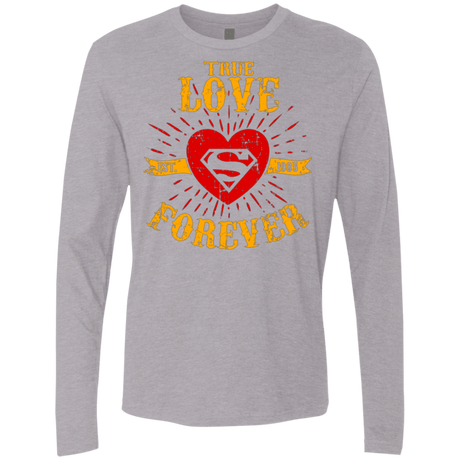 T-Shirts Heather Grey / Small TLF  SUPER Men's Premium Long Sleeve