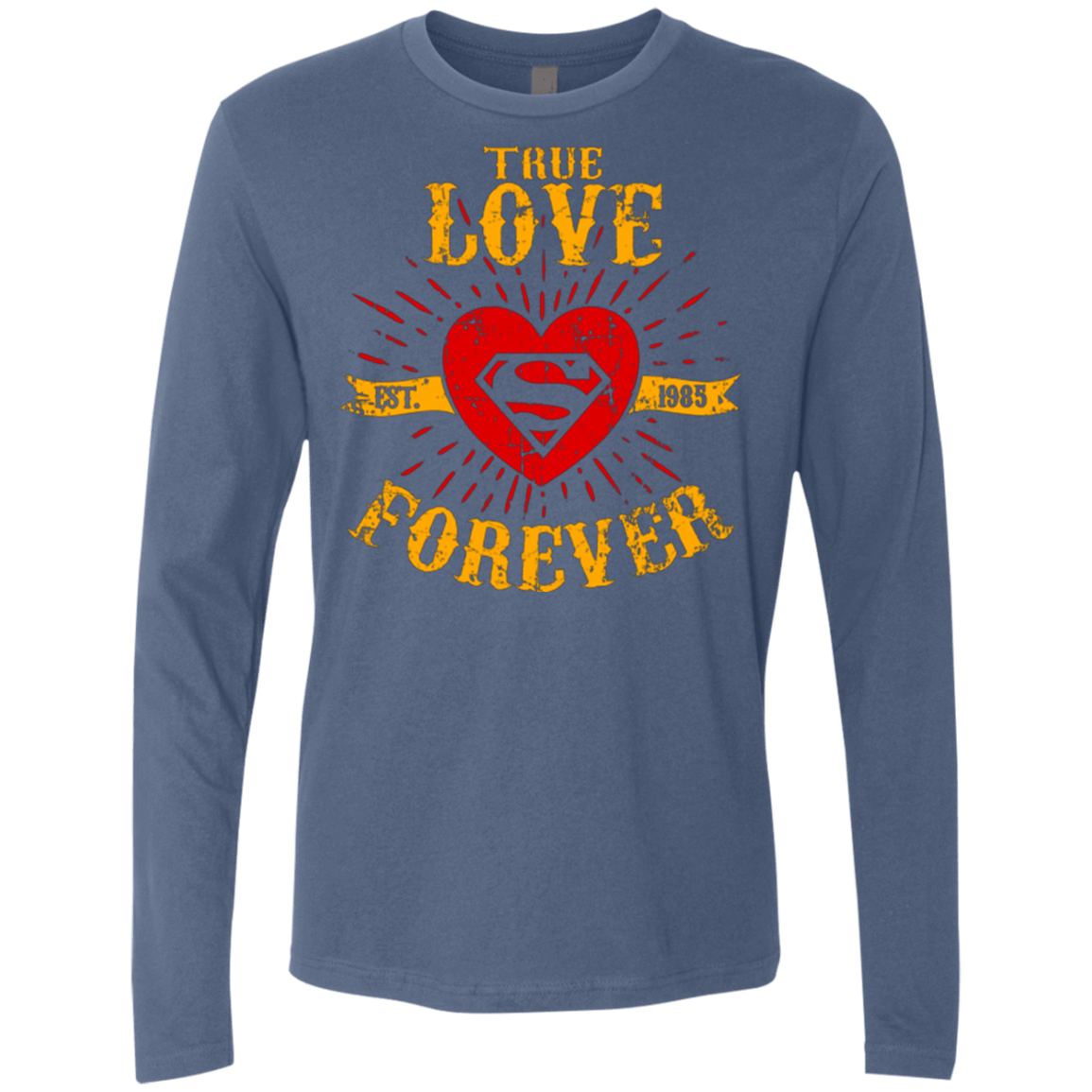 T-Shirts Indigo / Small TLF  SUPER Men's Premium Long Sleeve