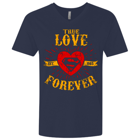 T-Shirts Midnight Navy / X-Small TLF  SUPER Men's Premium V-Neck
