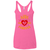 T-Shirts Vintage Pink / X-Small TLF  SUPER Women's Triblend Racerback Tank