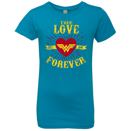 T-Shirts Turquoise / YXS TLF  WONDER Girls Premium T-Shirt