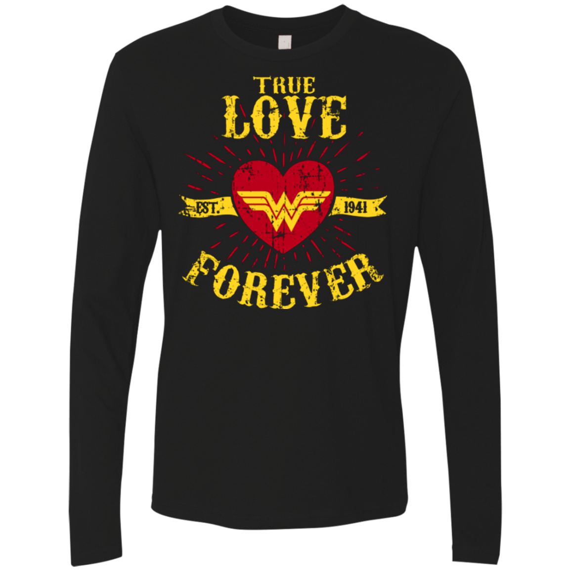 T-Shirts Black / Small TLF  WONDER Men's Premium Long Sleeve