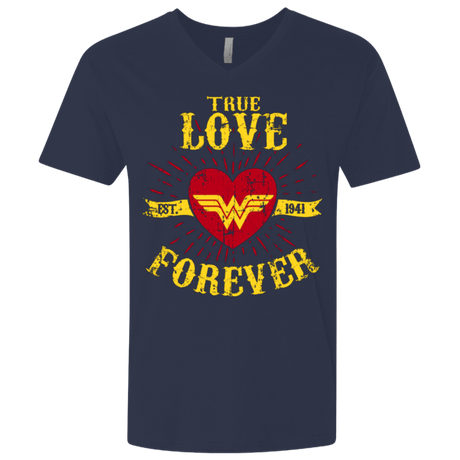 T-Shirts Midnight Navy / X-Small TLF  WONDER Men's Premium V-Neck