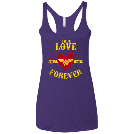 T-Shirts Purple / X-Small TLF  WONDER Women's Triblend Racerback Tank