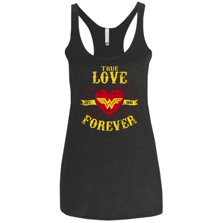 T-Shirts Vintage Black / X-Small TLF  WONDER Women's Triblend Racerback Tank
