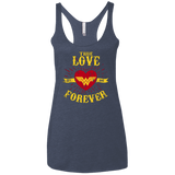 T-Shirts Vintage Navy / X-Small TLF  WONDER Women's Triblend Racerback Tank