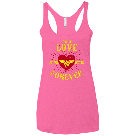 T-Shirts Vintage Pink / X-Small TLF  WONDER Women's Triblend Racerback Tank