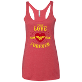 T-Shirts Vintage Red / X-Small TLF  WONDER Women's Triblend Racerback Tank