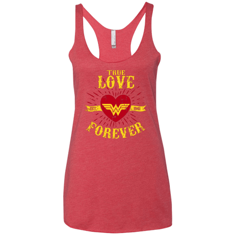 T-Shirts Vintage Red / X-Small TLF  WONDER Women's Triblend Racerback Tank