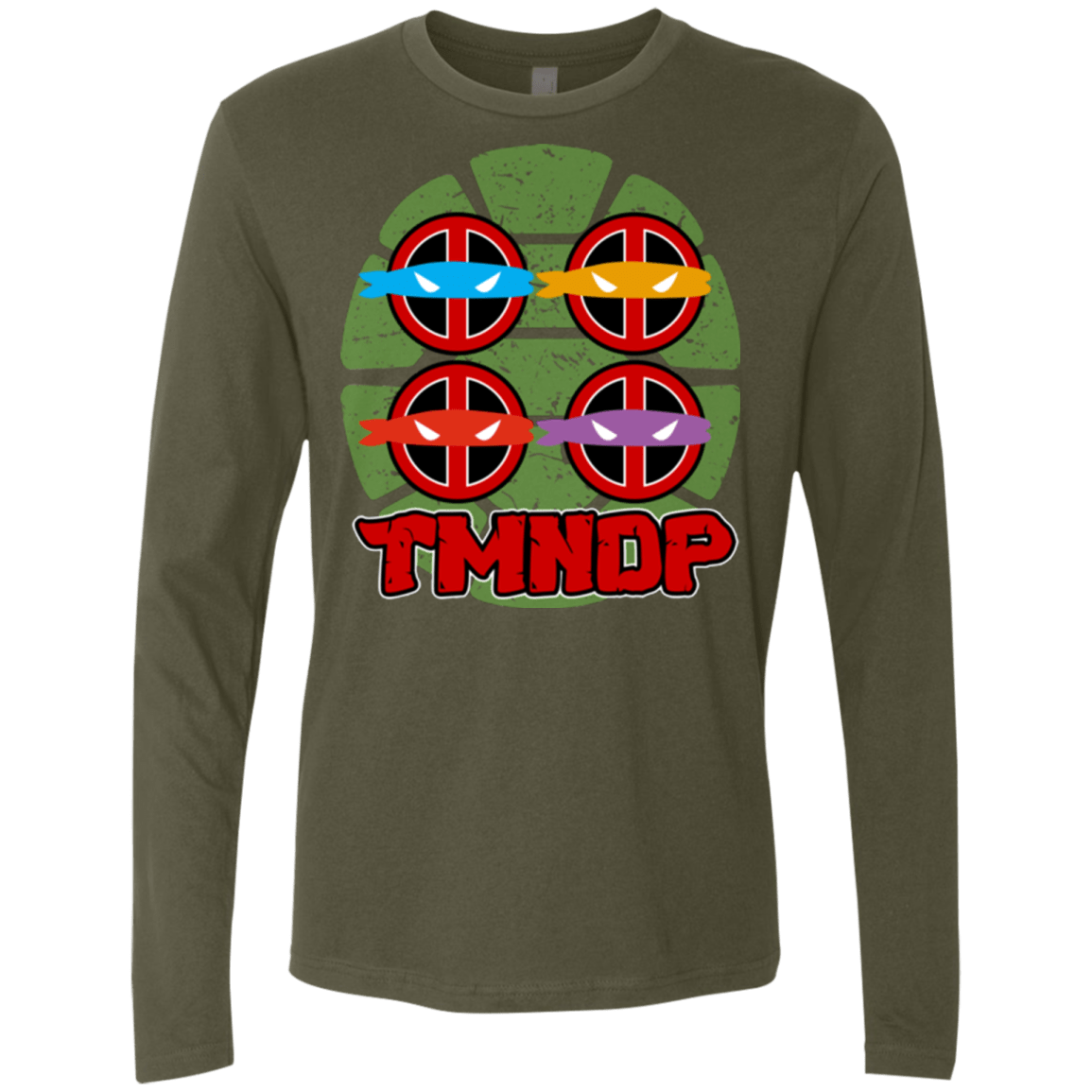 T-Shirts Military Green / Small TMNDP Men's Premium Long Sleeve