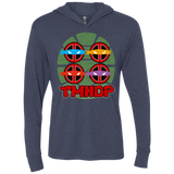 T-Shirts Vintage Navy / X-Small TMNDP Triblend Long Sleeve Hoodie Tee