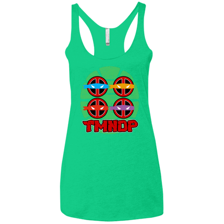 T-Shirts Envy / X-Small TMNDP Women's Triblend Racerback Tank