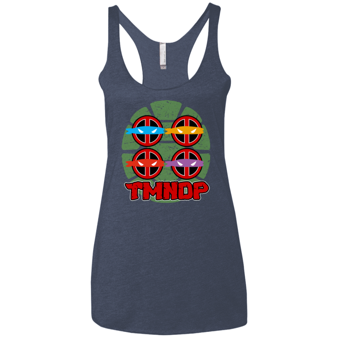 T-Shirts Vintage Navy / X-Small TMNDP Women's Triblend Racerback Tank