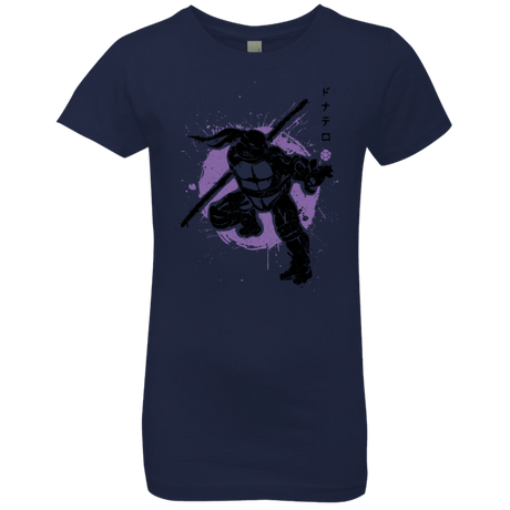 T-Shirts Midnight Navy / YXS TMNT - Bo Warrior Girls Premium T-Shirt