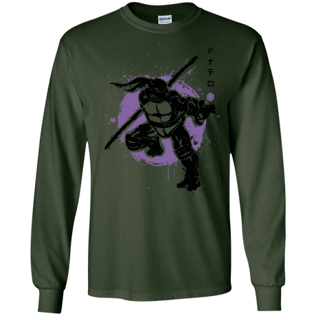 T-Shirts Forest Green / S TMNT - Bo Warrior Men's Long Sleeve T-Shirt