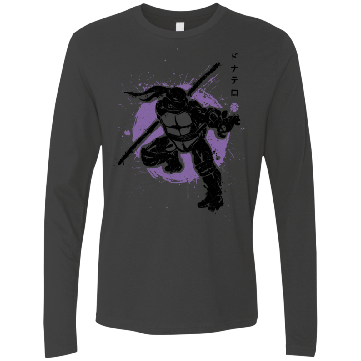 T-Shirts Heavy Metal / S TMNT - Bo Warrior Men's Premium Long Sleeve