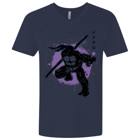 T-Shirts Midnight Navy / X-Small TMNT - Bo Warrior Men's Premium V-Neck