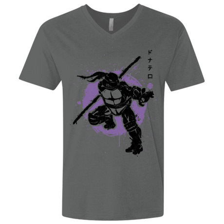 T-Shirts Heavy Metal / X-Small TMNT - Bo Warrior Men's Premium V-Neck