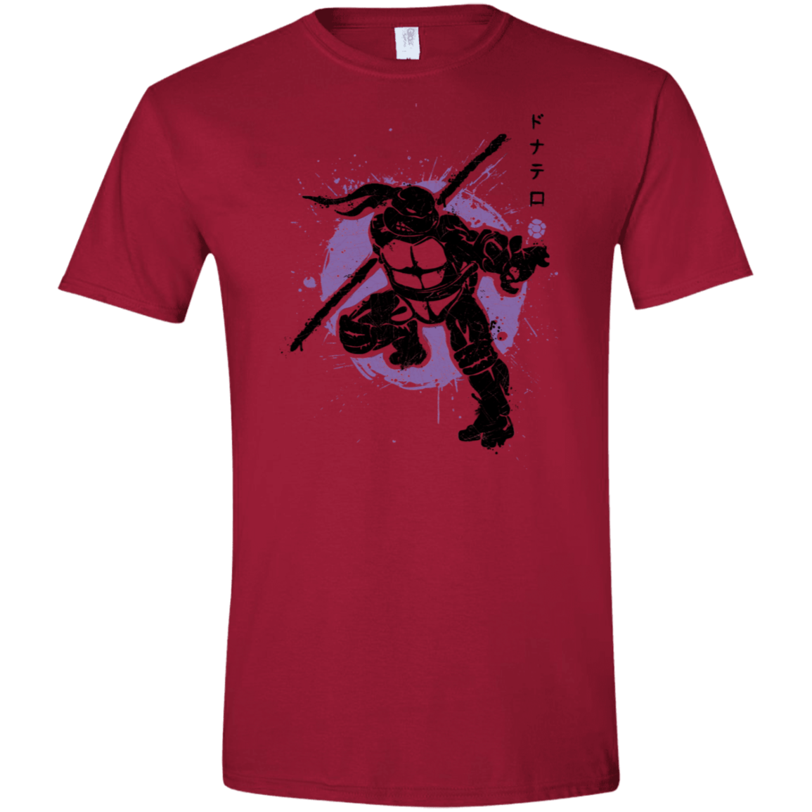 T-Shirts Cardinal Red / S TMNT - Bo Warrior Men's Semi-Fitted Softstyle
