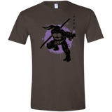 T-Shirts Dark Chocolate / S TMNT - Bo Warrior Men's Semi-Fitted Softstyle