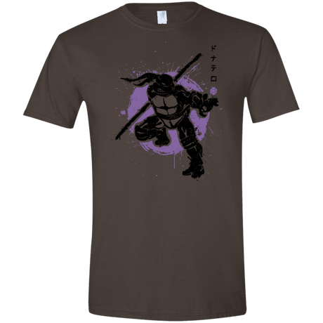 T-Shirts Dark Chocolate / S TMNT - Bo Warrior Men's Semi-Fitted Softstyle