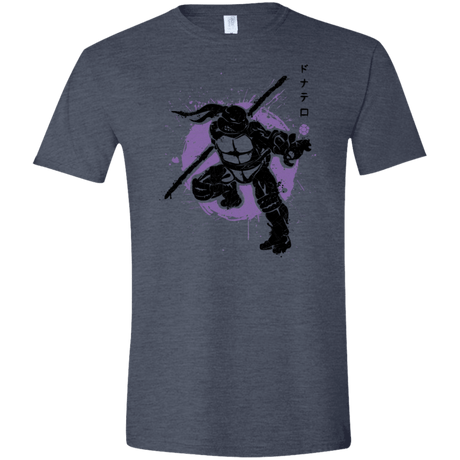 T-Shirts Heather Navy / S TMNT - Bo Warrior Men's Semi-Fitted Softstyle
