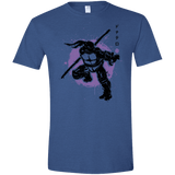 T-Shirts Heather Royal / X-Small TMNT - Bo Warrior Men's Semi-Fitted Softstyle