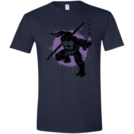 T-Shirts Navy / X-Small TMNT - Bo Warrior Men's Semi-Fitted Softstyle