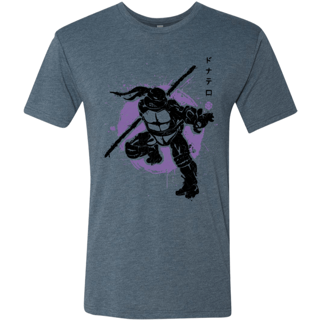 T-Shirts Indigo / S TMNT - Bo Warrior Men's Triblend T-Shirt