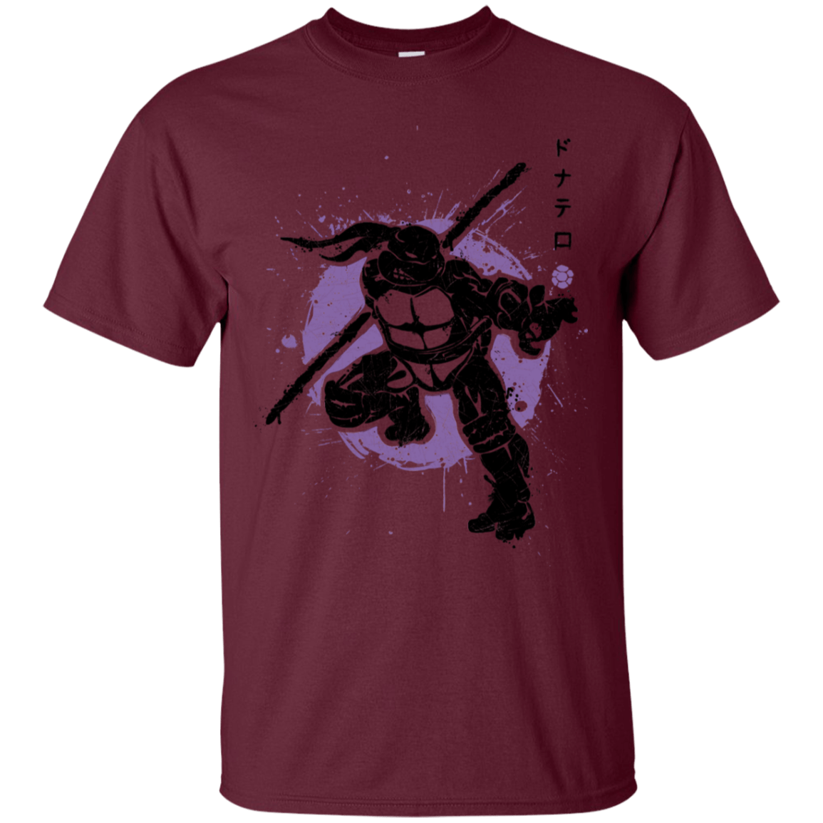 T-Shirts Maroon / S TMNT - Bo Warrior T-Shirt