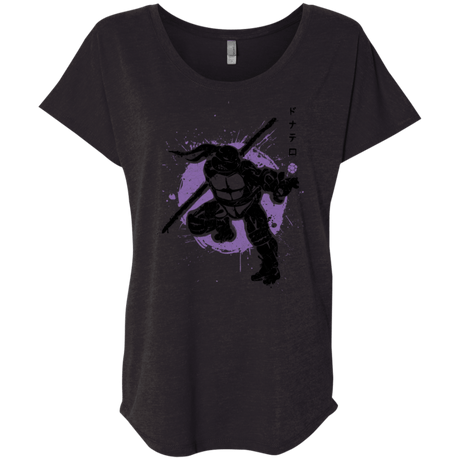 T-Shirts Vintage Black / X-Small TMNT - Bo Warrior Triblend Dolman Sleeve