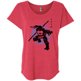 T-Shirts Vintage Red / X-Small TMNT - Bo Warrior Triblend Dolman Sleeve