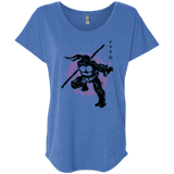 T-Shirts Vintage Royal / X-Small TMNT - Bo Warrior Triblend Dolman Sleeve