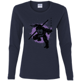 T-Shirts Navy / S TMNT - Bo Warrior Women's Long Sleeve T-Shirt