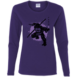 T-Shirts Purple / S TMNT - Bo Warrior Women's Long Sleeve T-Shirt