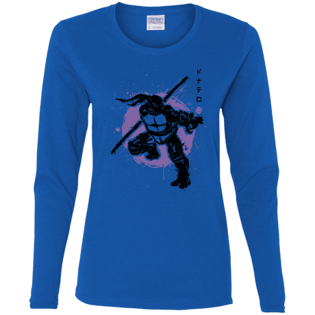 T-Shirts Royal / S TMNT - Bo Warrior Women's Long Sleeve T-Shirt