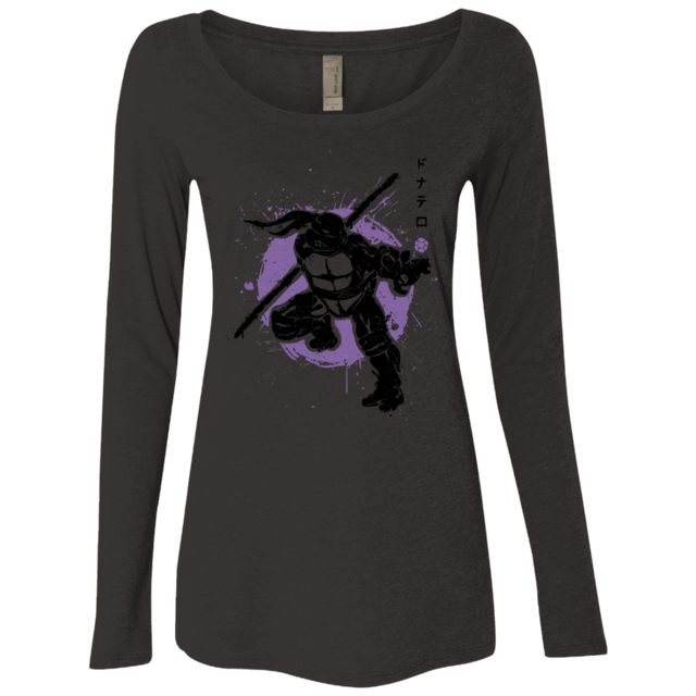 T-Shirts Vintage Black / S TMNT - Bo Warrior Women's Triblend Long Sleeve Shirt