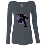 T-Shirts Vintage Navy / S TMNT - Bo Warrior Women's Triblend Long Sleeve Shirt