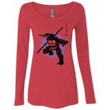 T-Shirts Vintage Red / S TMNT - Bo Warrior Women's Triblend Long Sleeve Shirt
