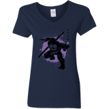 T-Shirts Navy / S TMNT - Bo Warrior Women's V-Neck T-Shirt