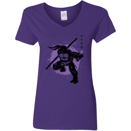 T-Shirts Purple / S TMNT - Bo Warrior Women's V-Neck T-Shirt