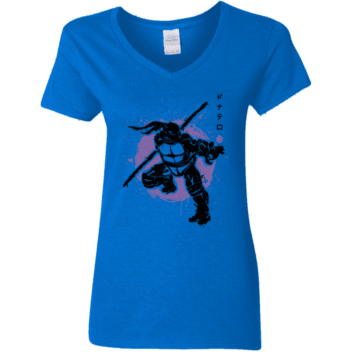 T-Shirts Royal / S TMNT - Bo Warrior Women's V-Neck T-Shirt