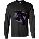 T-Shirts Black / YS TMNT - Bo Warrior Youth Long Sleeve T-Shirt