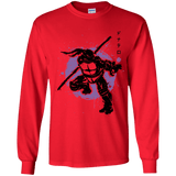T-Shirts Red / YS TMNT - Bo Warrior Youth Long Sleeve T-Shirt