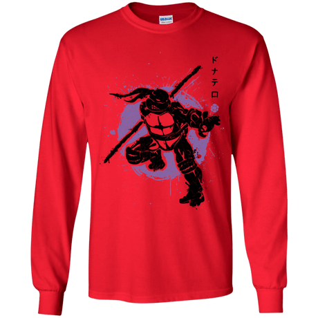 T-Shirts Red / YS TMNT - Bo Warrior Youth Long Sleeve T-Shirt