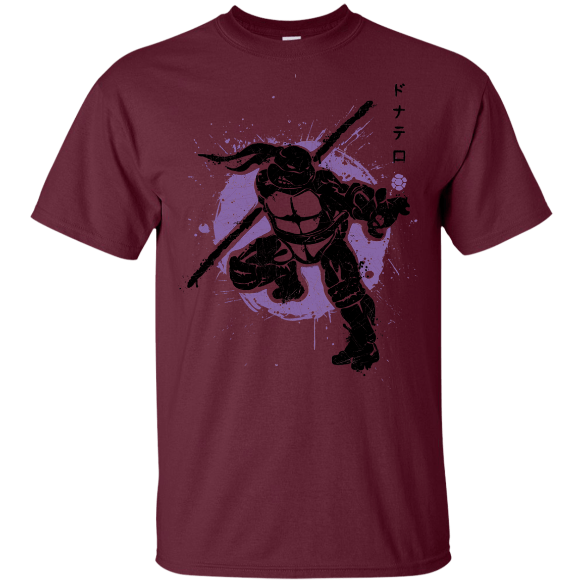 T-Shirts Maroon / YXS TMNT - Bo Warrior Youth T-Shirt