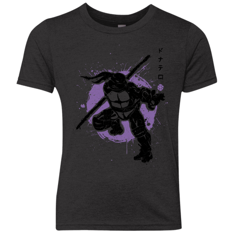 T-Shirts Vintage Black / YXS TMNT - Bo Warrior Youth Triblend T-Shirt