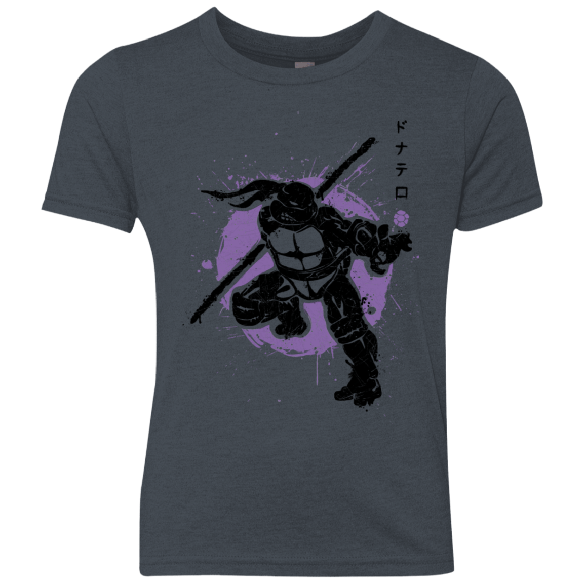 T-Shirts Vintage Navy / YXS TMNT - Bo Warrior Youth Triblend T-Shirt