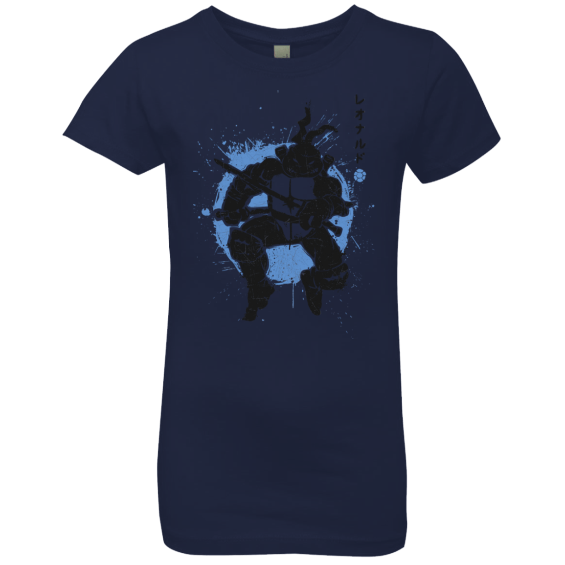 T-Shirts Midnight Navy / YXS TMNT - Katana Warrior Girls Premium T-Shirt