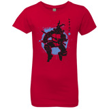 T-Shirts Red / YXS TMNT - Katana Warrior Girls Premium T-Shirt